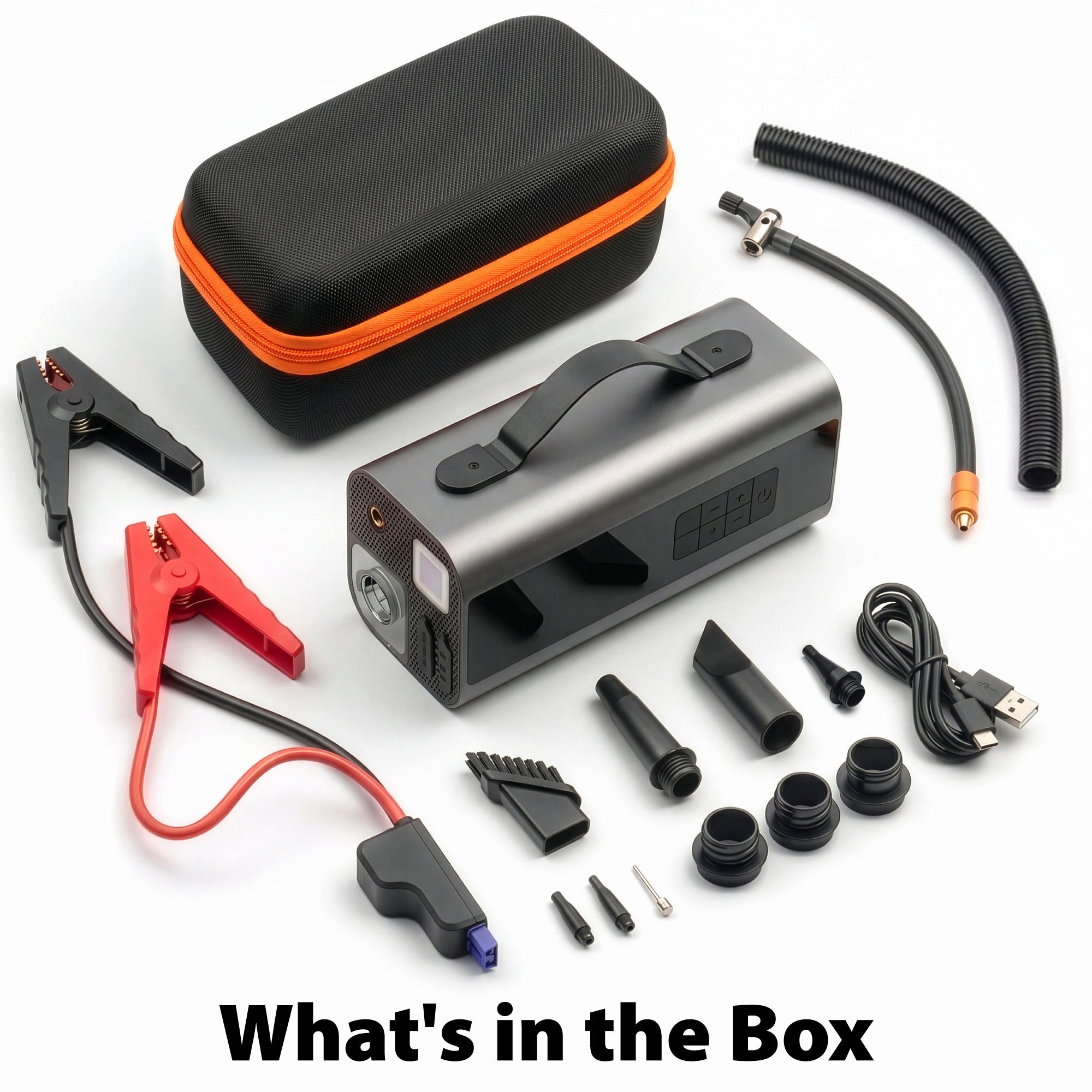 10-in-1 Portable Car Jump Starter and Tire Inflator