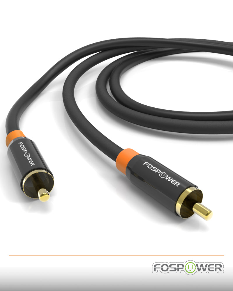 Digital Coaxial RCA Audio Gold Plated Male to Male Cable