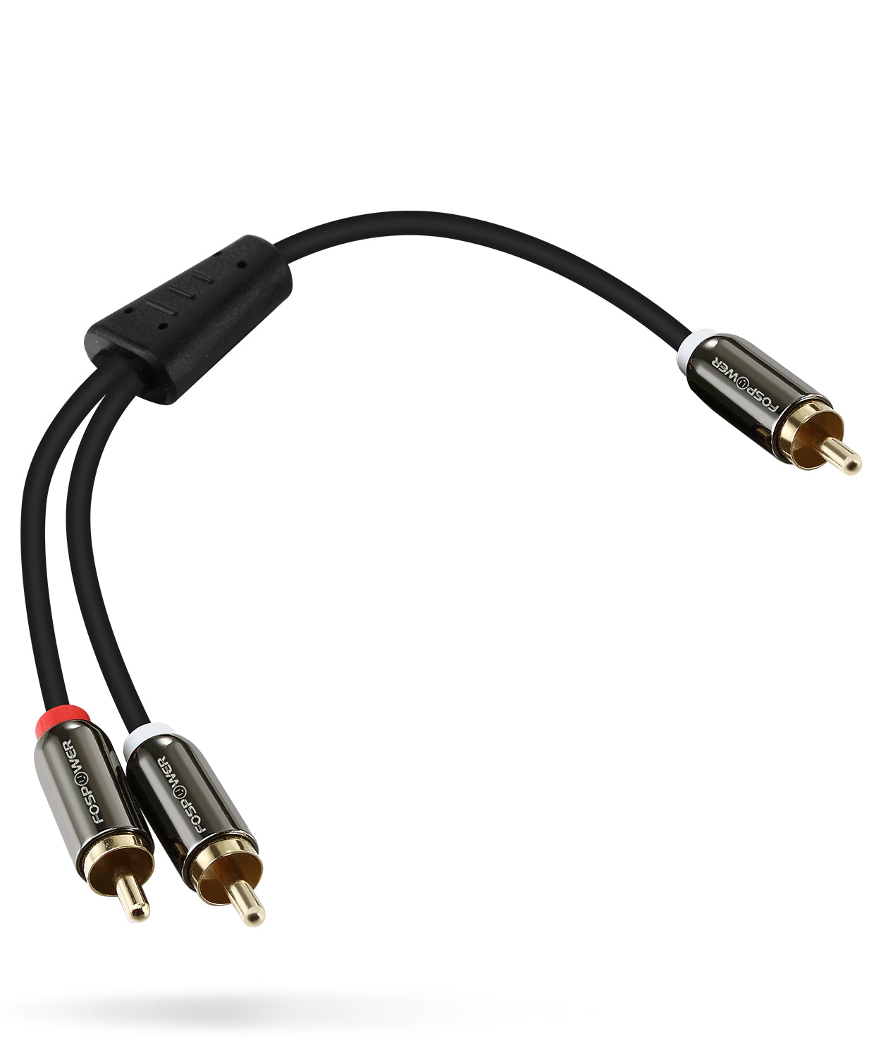 1RCA to 2RCA Stereo Gold Plated Male to Male Audio Cable