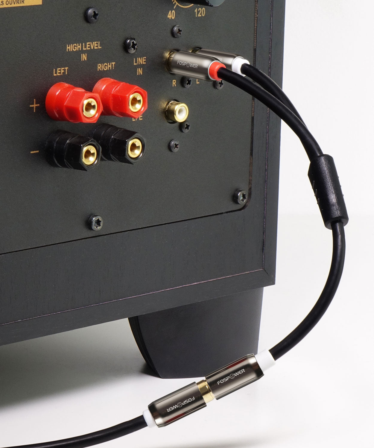 2RCA to 1RCA Stereo Gold Plated Male to Female Audio Cable