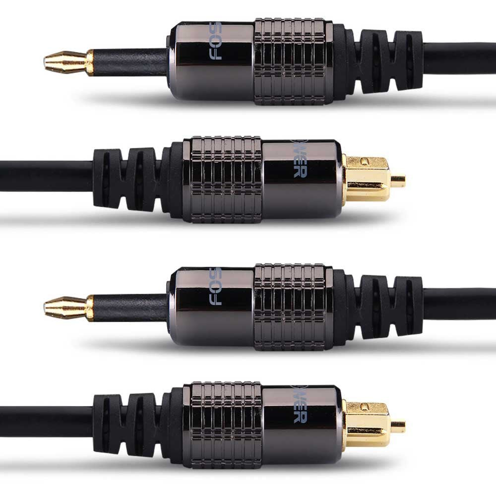 Toslink to Mini Toslink Digital Optical Male to Male Cable
