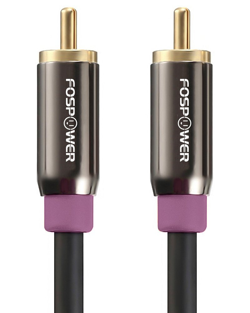 Single (1) RCA to Single (1) RCA Gold Plated Subwoofer Digital Audio Cable