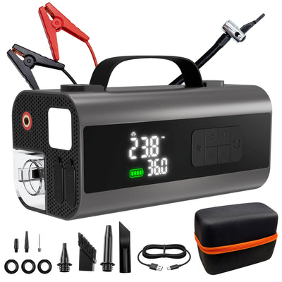 10-in-1 Portable Car Jump Starter and Tire Inflator