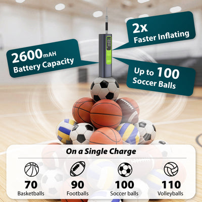 Electric Ball Pump Smart Portable Air Inflator