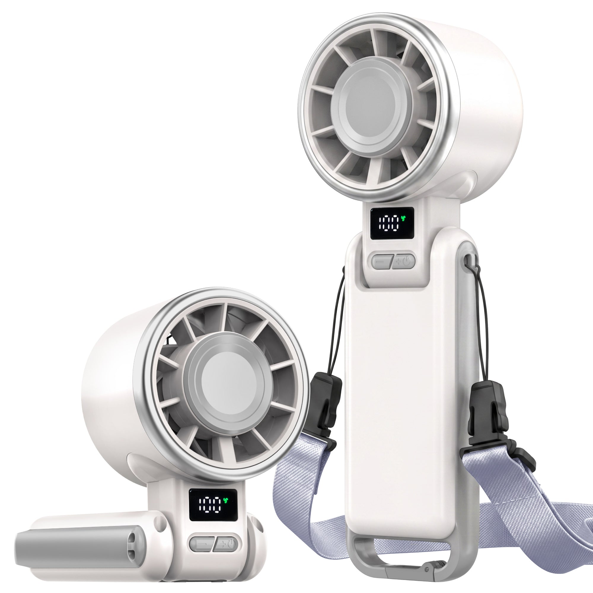 Mini Foldable Turbo Fan, 10400 RPM Rechargeable Portable Fan
