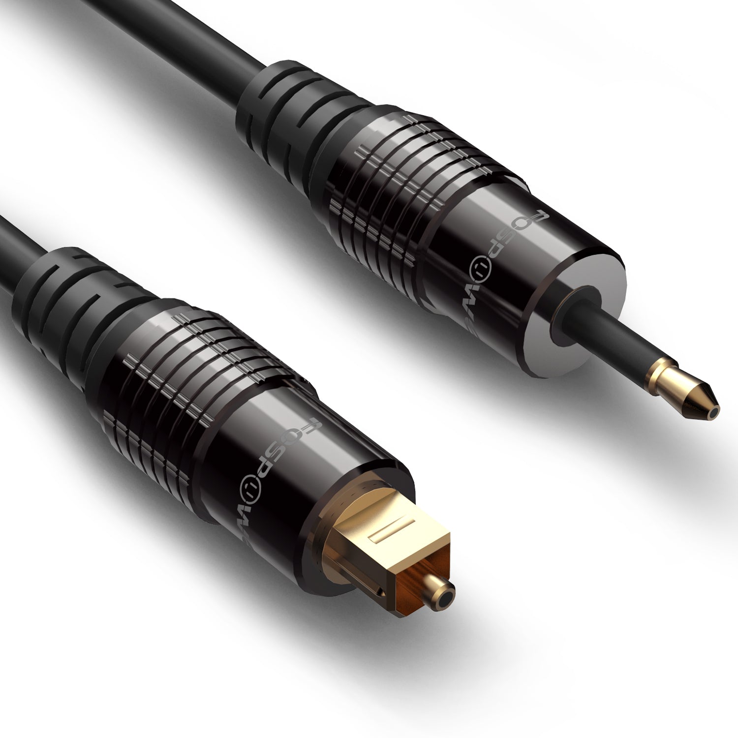 Toslink to Mini Toslink Digital Optical Male to Male Cable