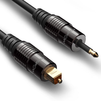 Toslink to Mini Toslink Digital Optical Male to Male Cable