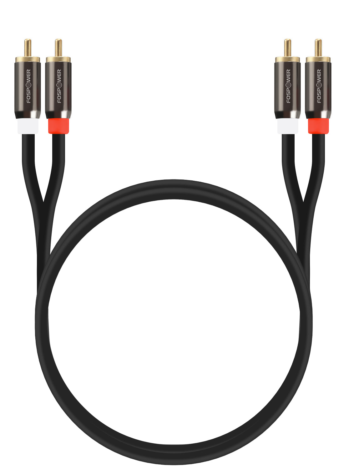 2RCA Dual Layer Gold Plated Male to Male Stereo Audio Cable