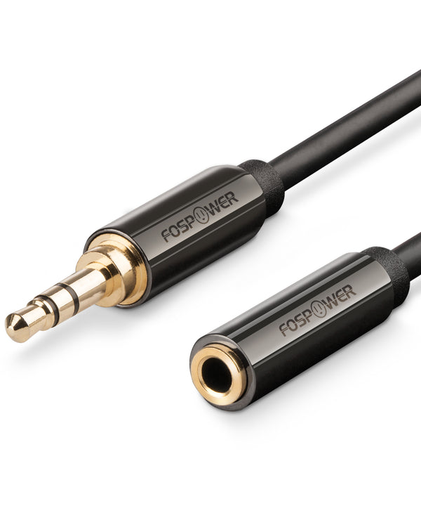 3.5mm Male to Female Dual Layer Gold Plated Aux Audio Cable