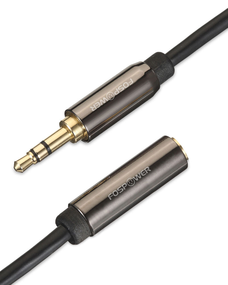 3.5mm Male to Female Dual Layer Gold Plated Aux Audio Cable