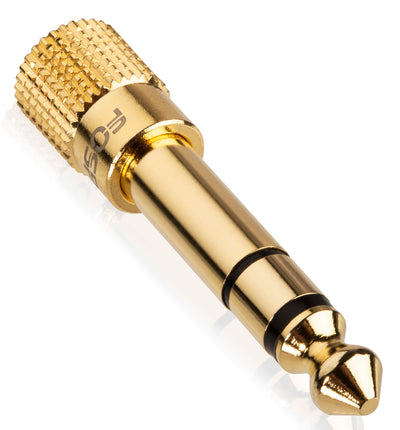 6.35mm (1/4 Inch) Male to 3.5mm (1/8 Inch) Female TRS Stereo Audio Adapter