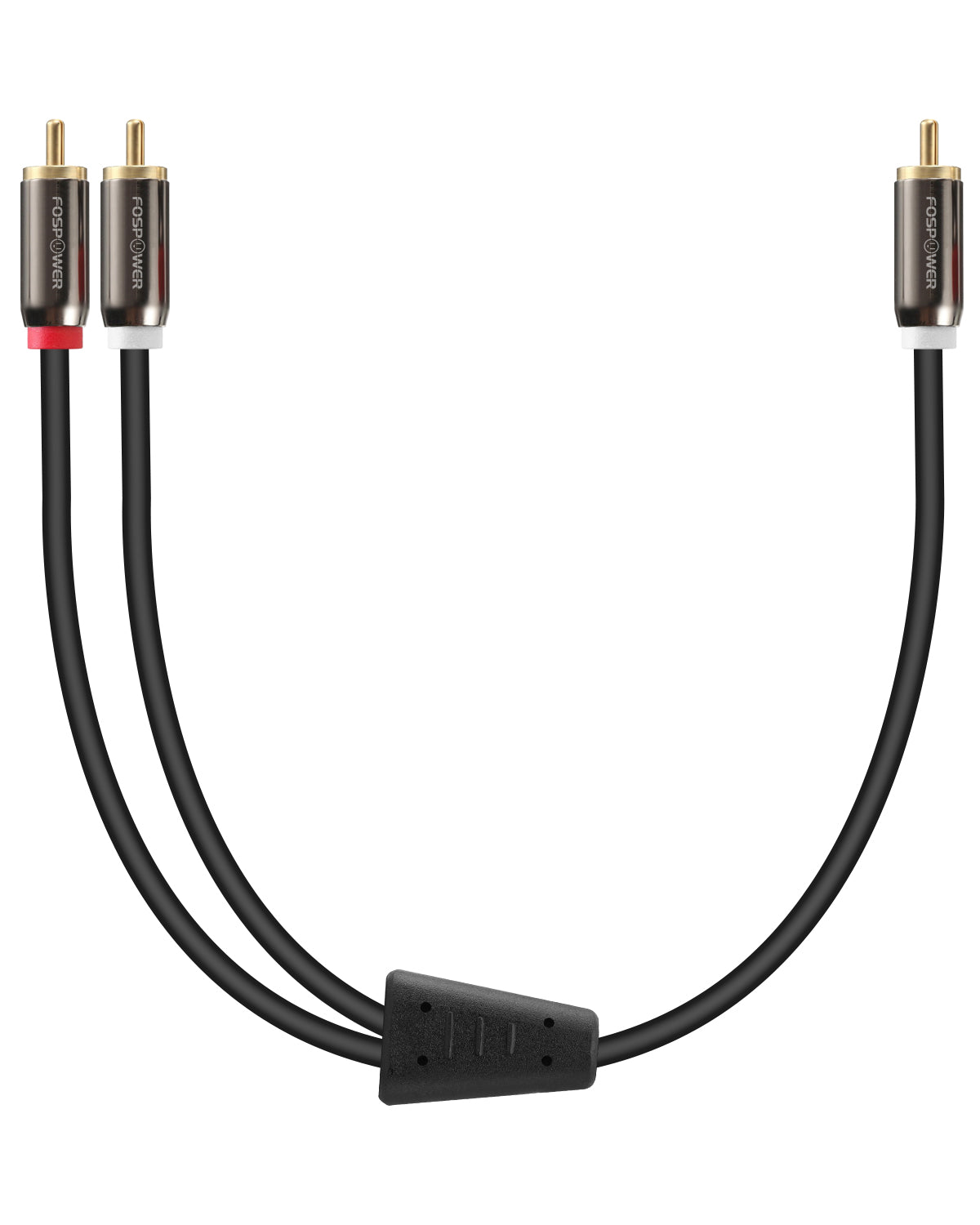1RCA to 2RCA Stereo Gold Plated Male to Male Audio Cable