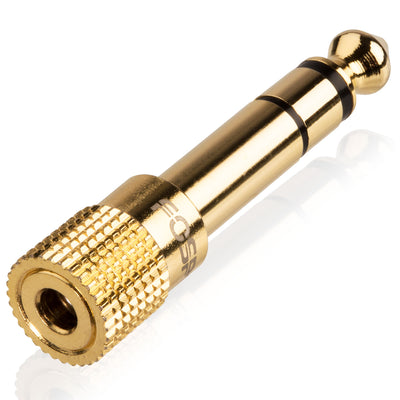 6.35mm (1/4 Inch) Male to 3.5mm (1/8 Inch) Female TRS Stereo Audio Adapter