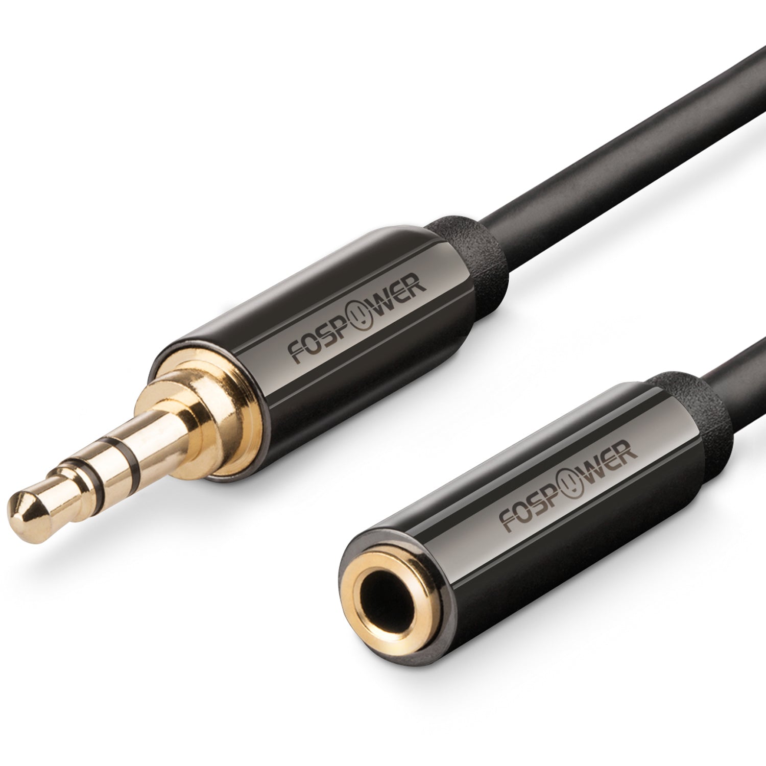 3.5mm Male to Female Dual Layer Gold Plated Aux Audio Cable