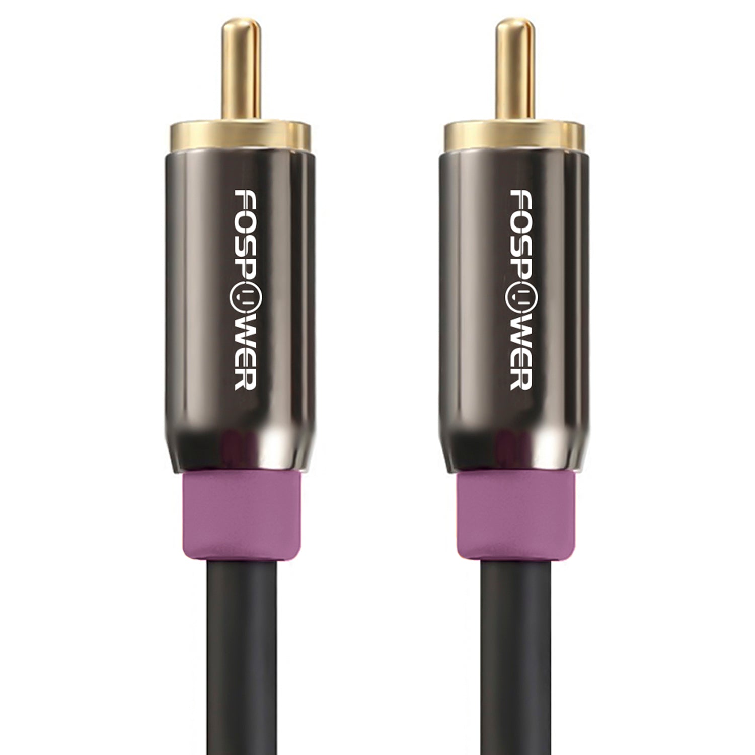 RCA Audio Gold Plated Male to Male Subwoofer Speaker Cable