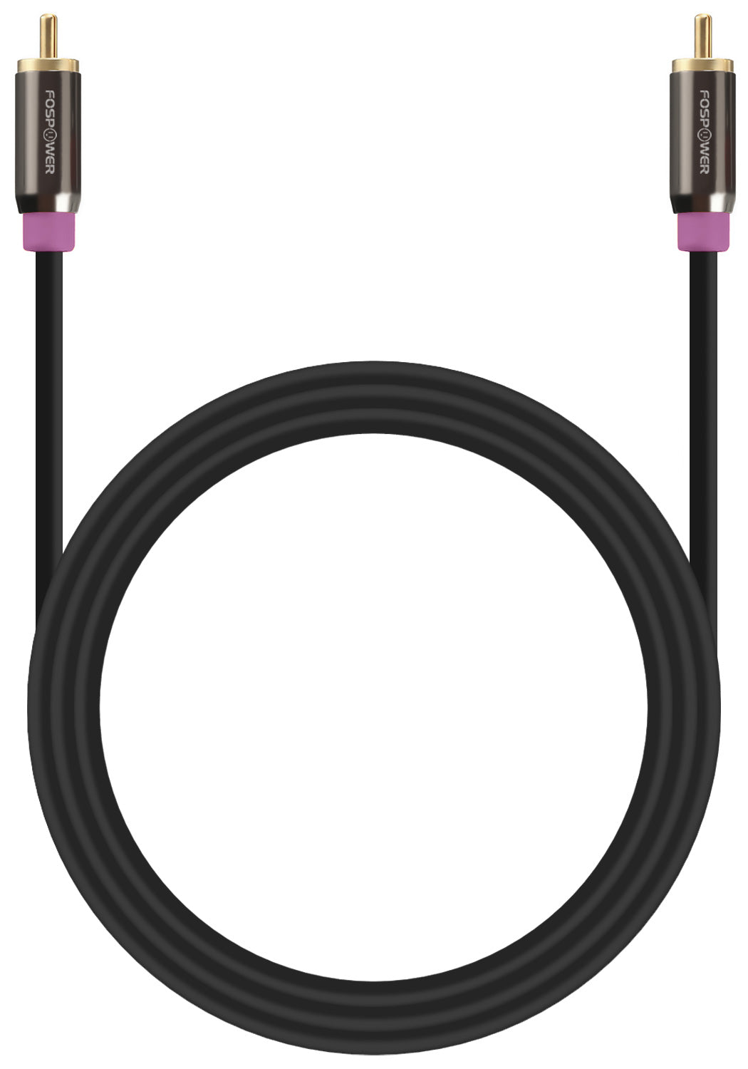 RCA Audio Gold Plated Male to Male Subwoofer Speaker Cable