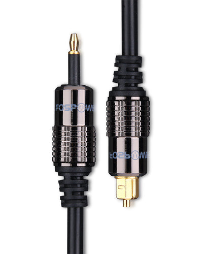 Toslink to Mini Toslink Digital Optical Male to Male Cable