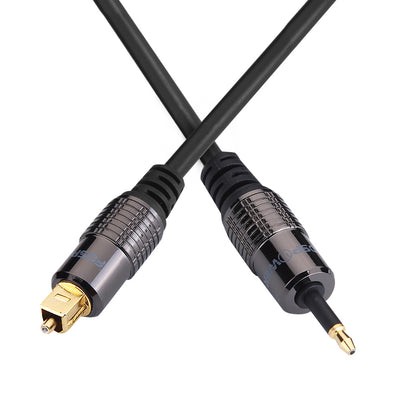 Toslink to Mini Toslink Digital Optical Male to Male Cable