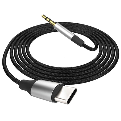 USB-C to 3.5mm Aux Adapter Braided Male to Male Audio Cable