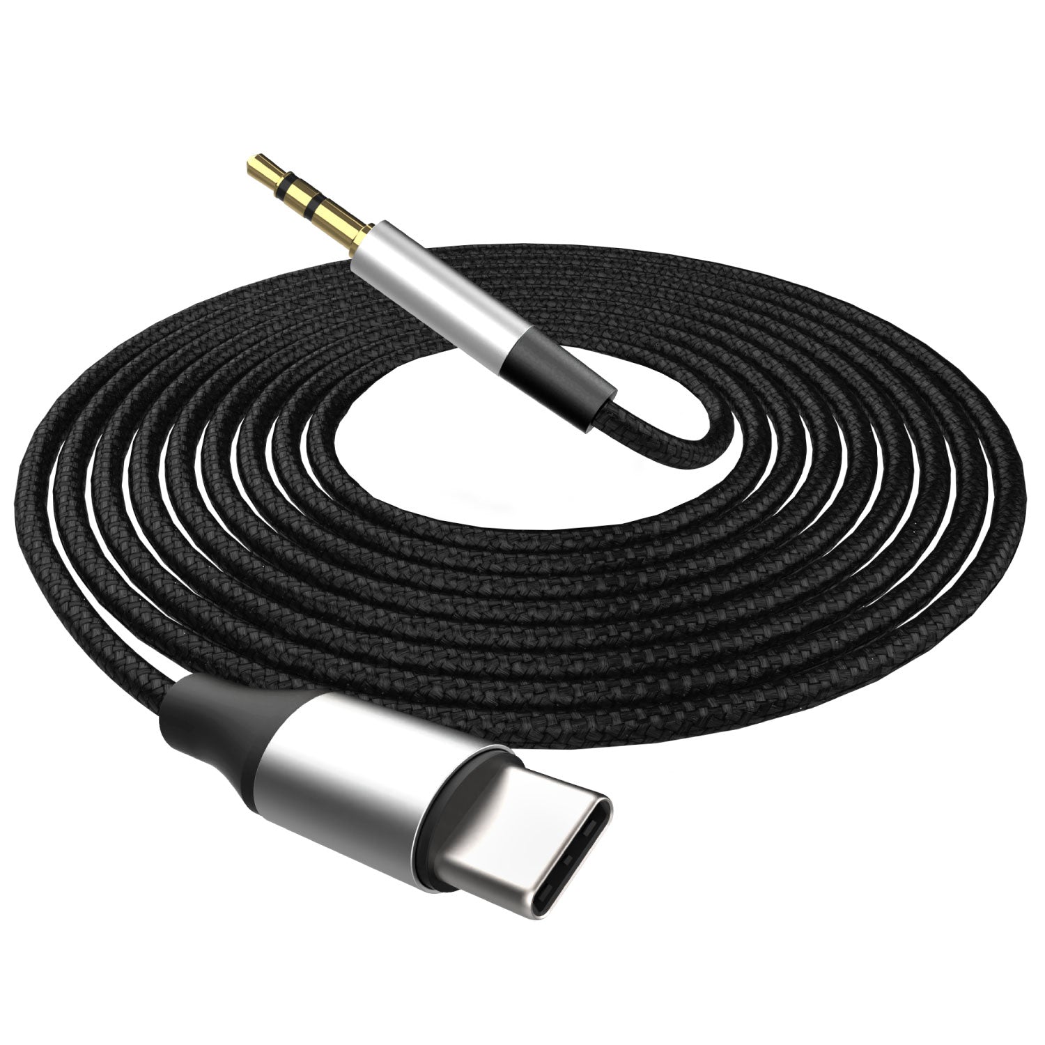 USB-C to 3.5mm Aux Adapter Braided Male to Male Audio Cable