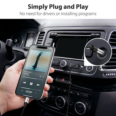 USB-C to 3.5mm Aux Adapter Braided Male to Male Audio Cable