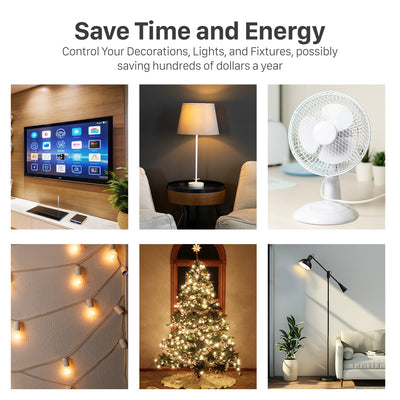 7 Day Weekly Digital Outlet Timer with Two Outlets [ETL Listed]