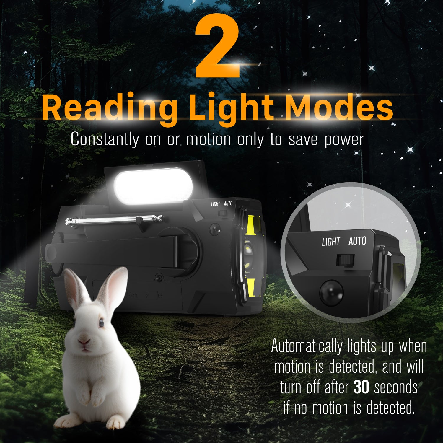 [Model A3] 4,000mAh Emergency Solar Hand Crank NOAA Weather Radio