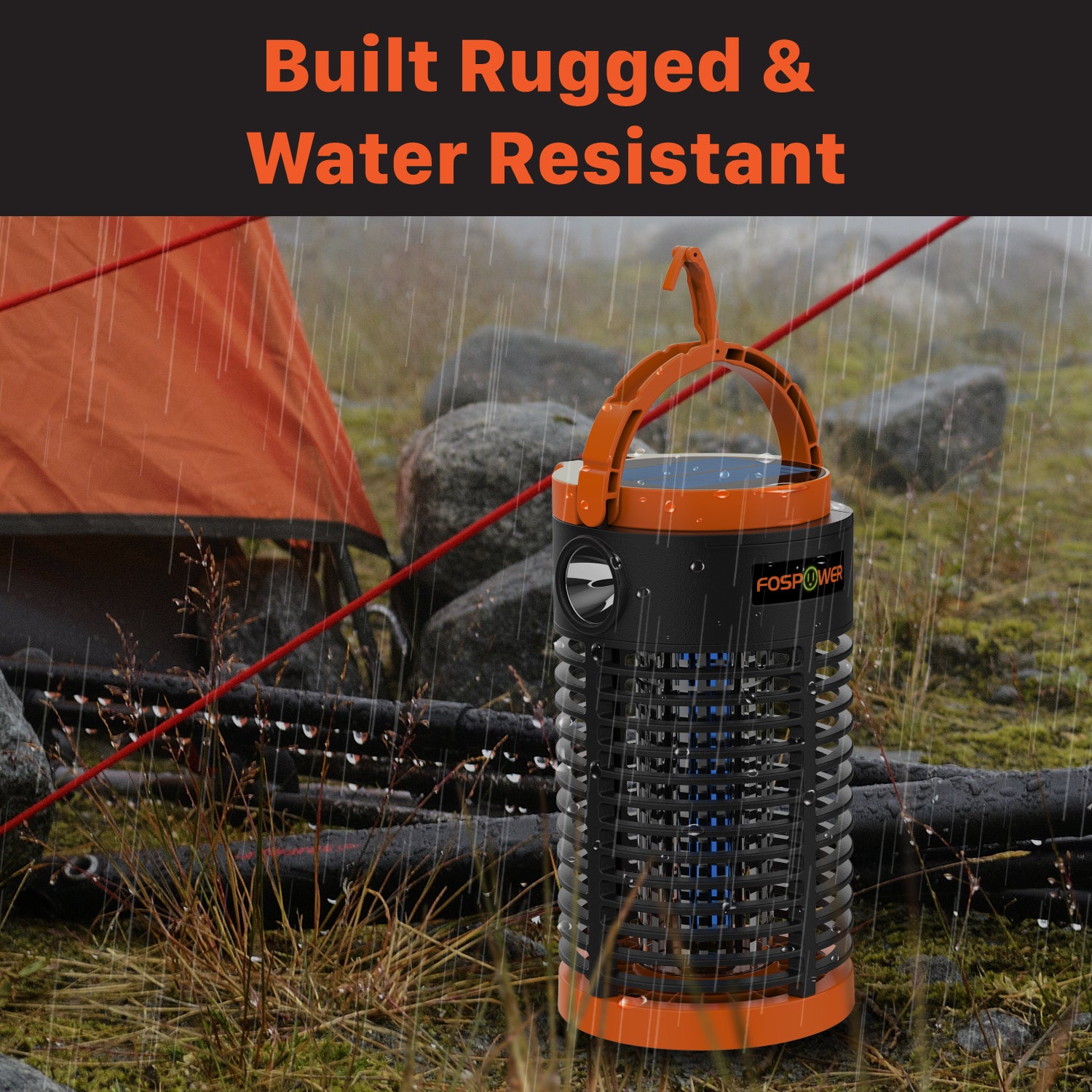 Outdoor Bug Zapper with 8,000mAh Powerbank, Reading light, and Flashlight